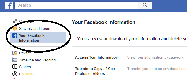 turn off off facebook activity on ipad